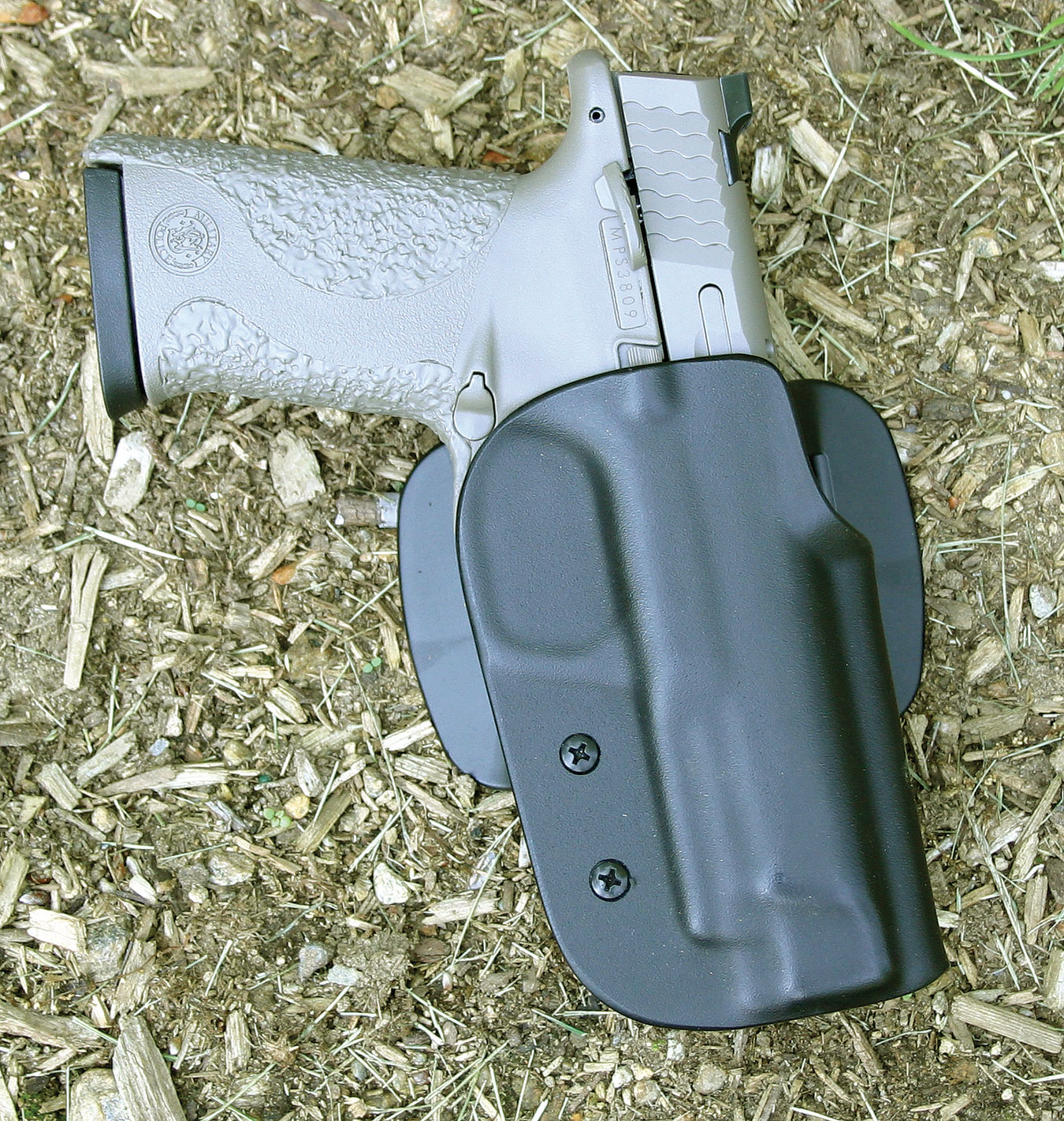 Bladetech holster with custom Glock pistol
