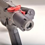 AR-15 with the Deadfoot Arms AR folding stock adapter in the open position