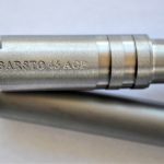 Bar Sto barrel for a 1911 pistol showing engraving marks
