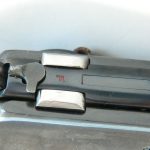Close up of the locking wedges on the Rossi Frontier rifle