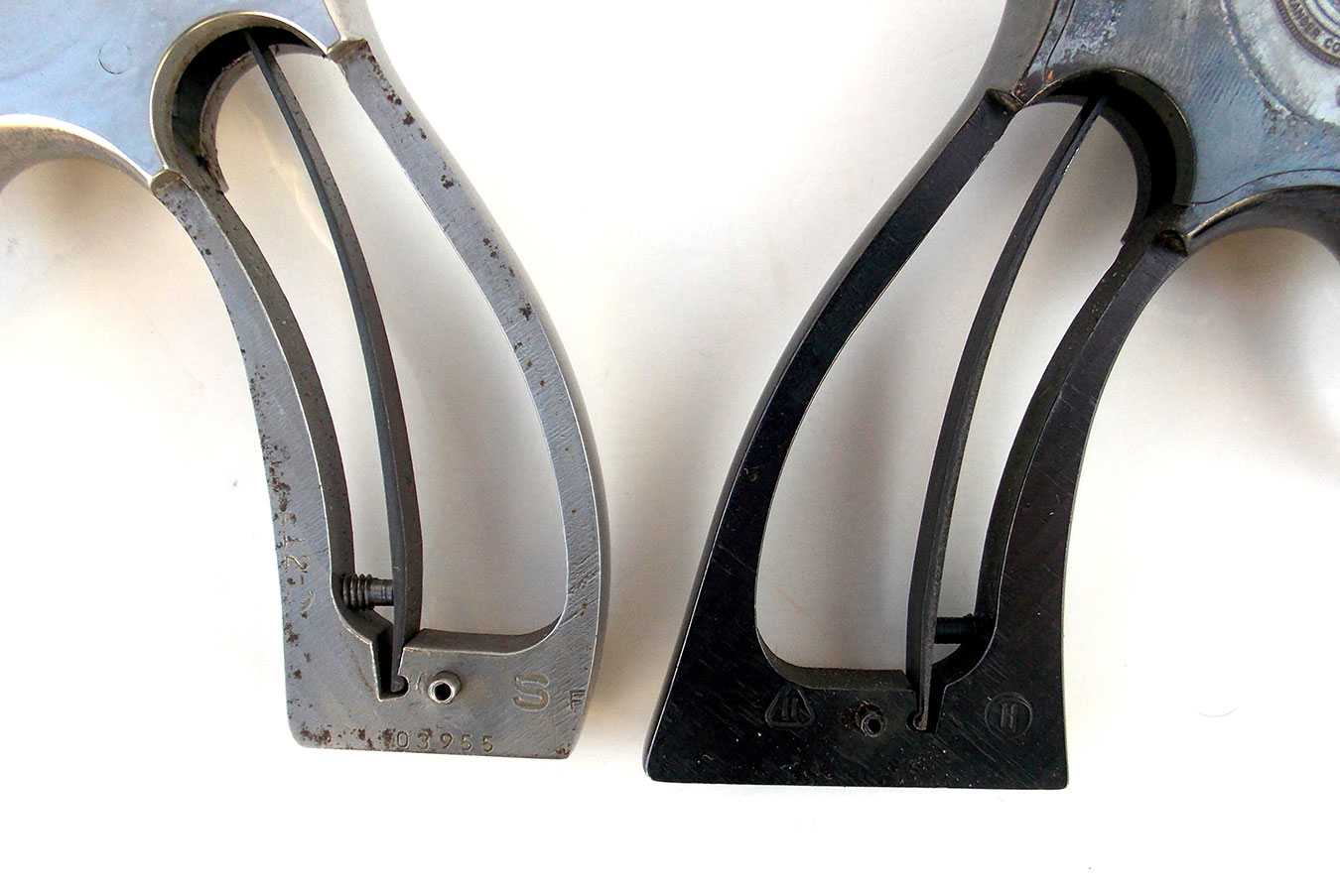 round butt frame compared to a square butt frame