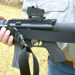 3-point sling on an AR-15 mounted to the left side