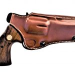 Galco Phoenix leather holster with Colt Python revolver