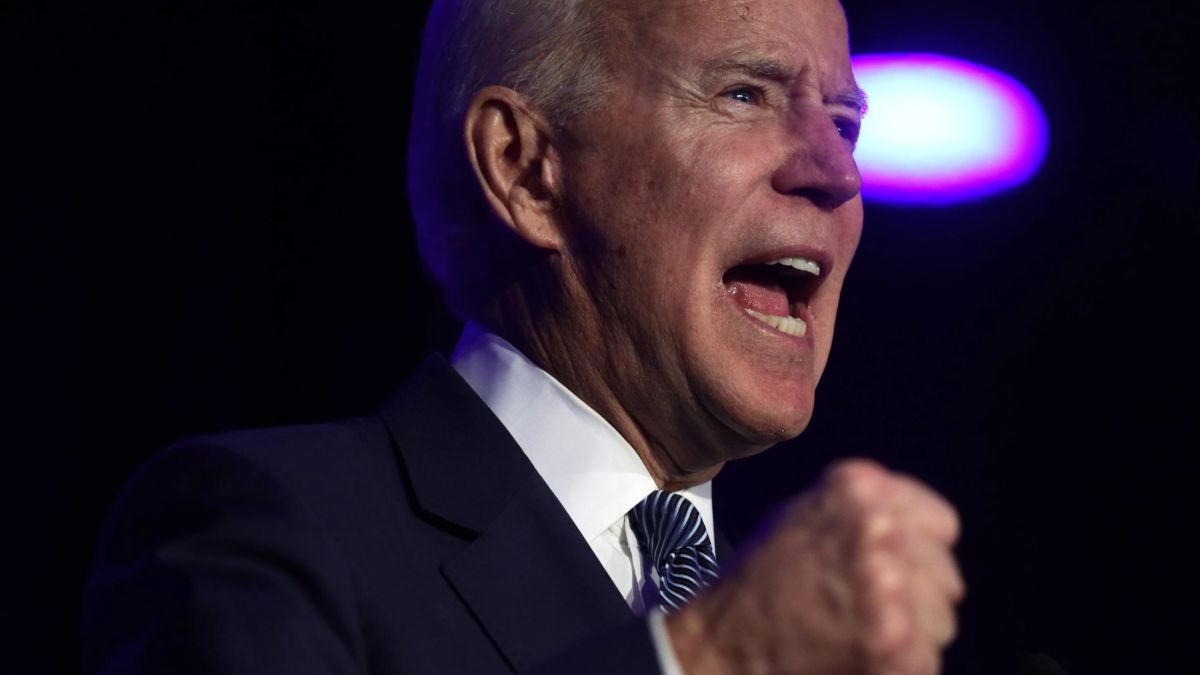 Joe Biden speaking a a CNN Town Hall about gun control and weakening the Second Amendment