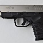 Springfield XD-S 4.0 pistol left profile two tone