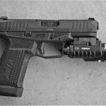 Arex Rex Delta fitted with a TruGlo light laser on the dust cover
