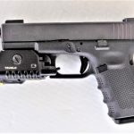 Glock 19 left profile with TruGlo combat light