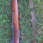 M1 Garand rifle laying in the grass