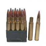Loaded en bloc clip for the M1 Garand