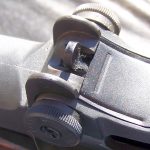 Aperatur sight on the M1 Garand rifle