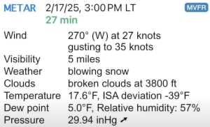 Weather Conditions