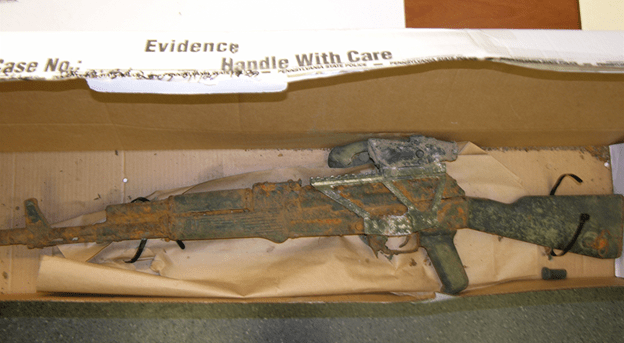 Arsenal SAM7R water damage